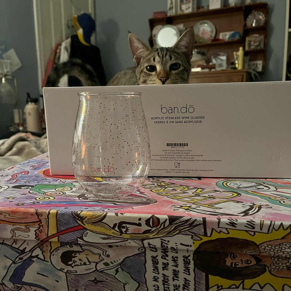 Patio Safe Stemless Wineglasses (Set of Four)